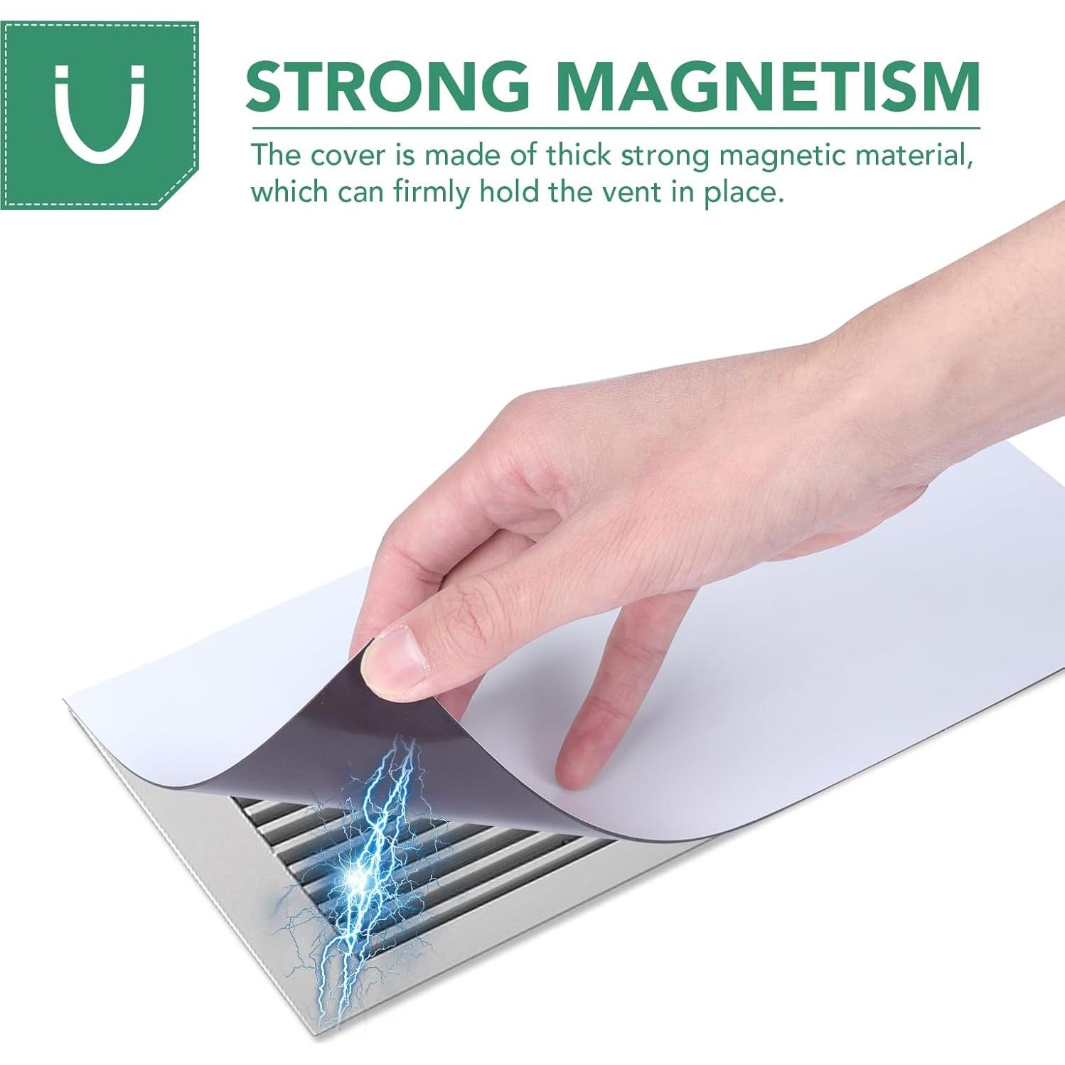 Cubiertas Magnéticas TRYMAG 5.5x30.5 cm, Paquete de 3