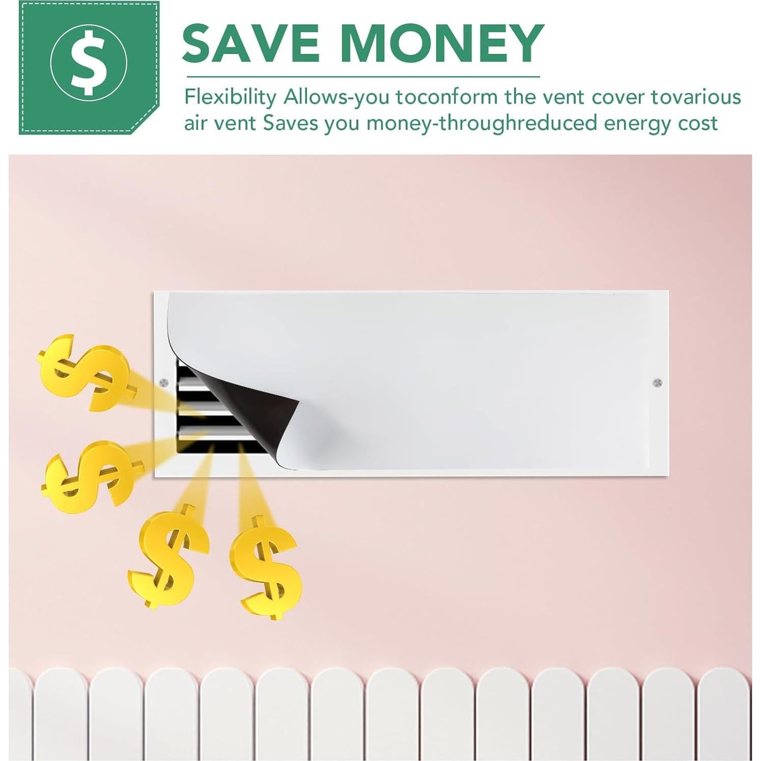 Cubiertas Magnéticas TRYMAG 5.5x30.5 cm, Paquete de 3