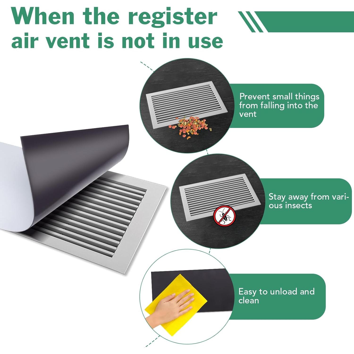 Cubiertas Magnéticas TRYMAG 5.5x30.5 cm, Paquete de 3