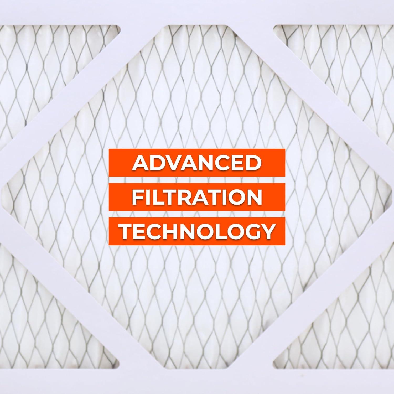 Filtro de aire HEPA MERV 8 Tiger Tough 9x11x1, paquete de 12