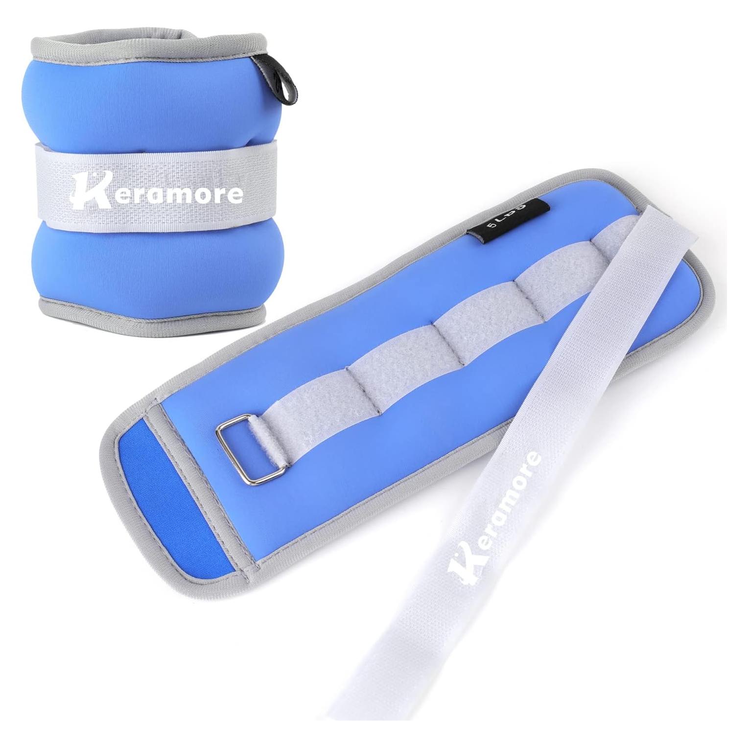 Pesas de Tobillo y Muñeca Keramore 4.5 kg (Par) Ajustables