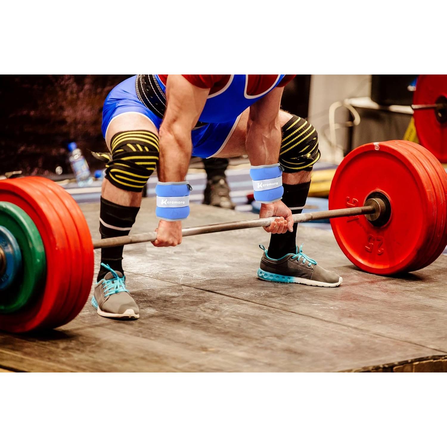 Pesas de Tobillo y Muñeca Keramore 4.5 kg (Par) Ajustables