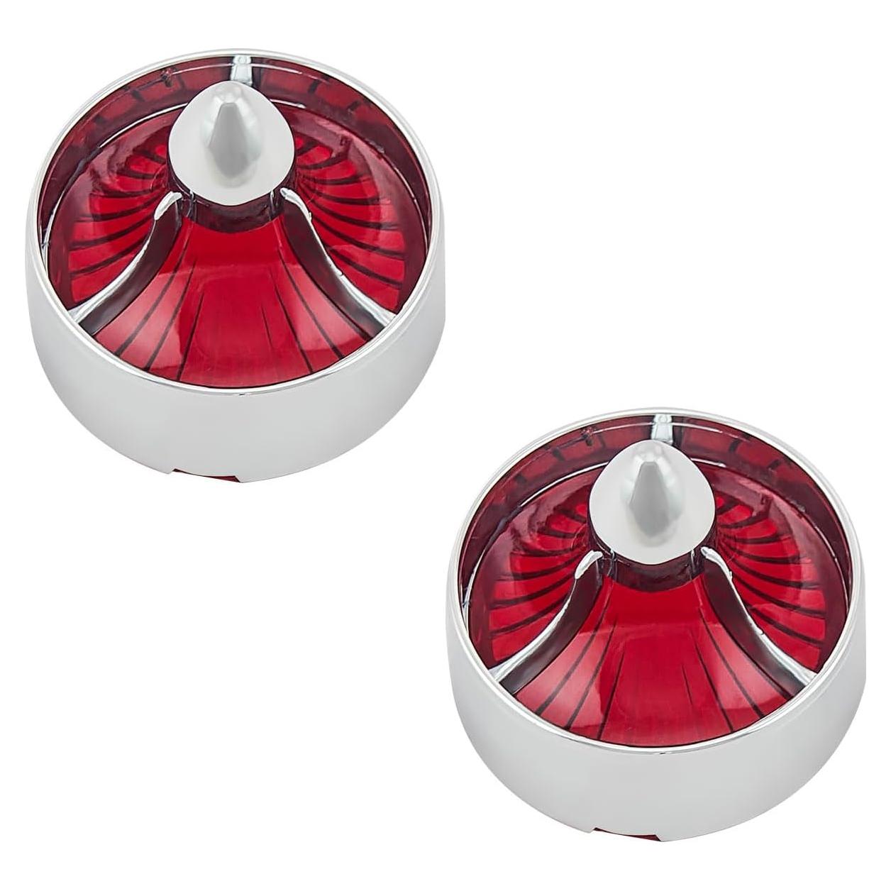 Tapa de Lentes de Giro para Motocicleta BOSYCY Rojas 2 Piezas