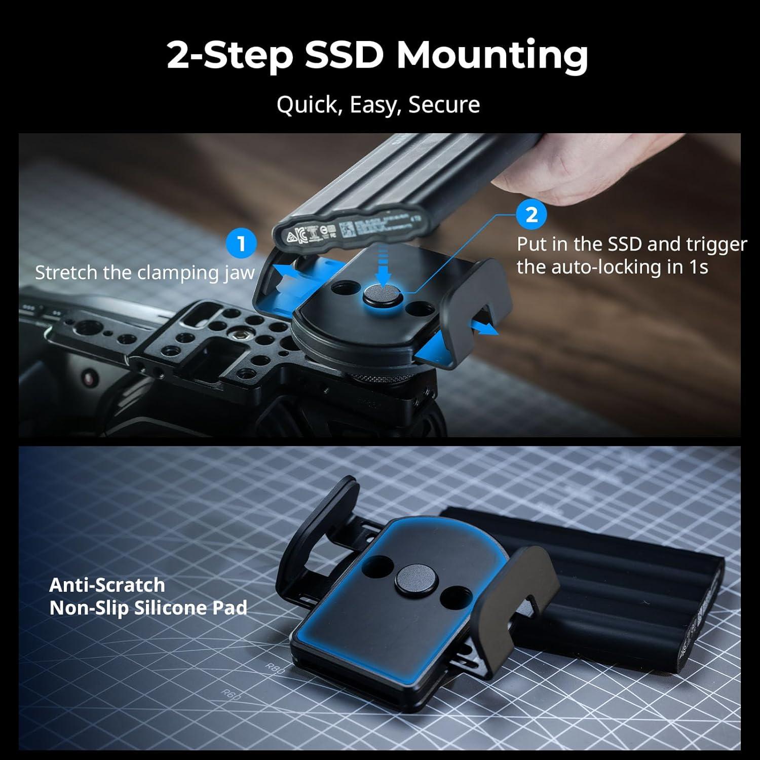 Soporte Universal para SSD SmallRig 5397 - Instalación Fácil