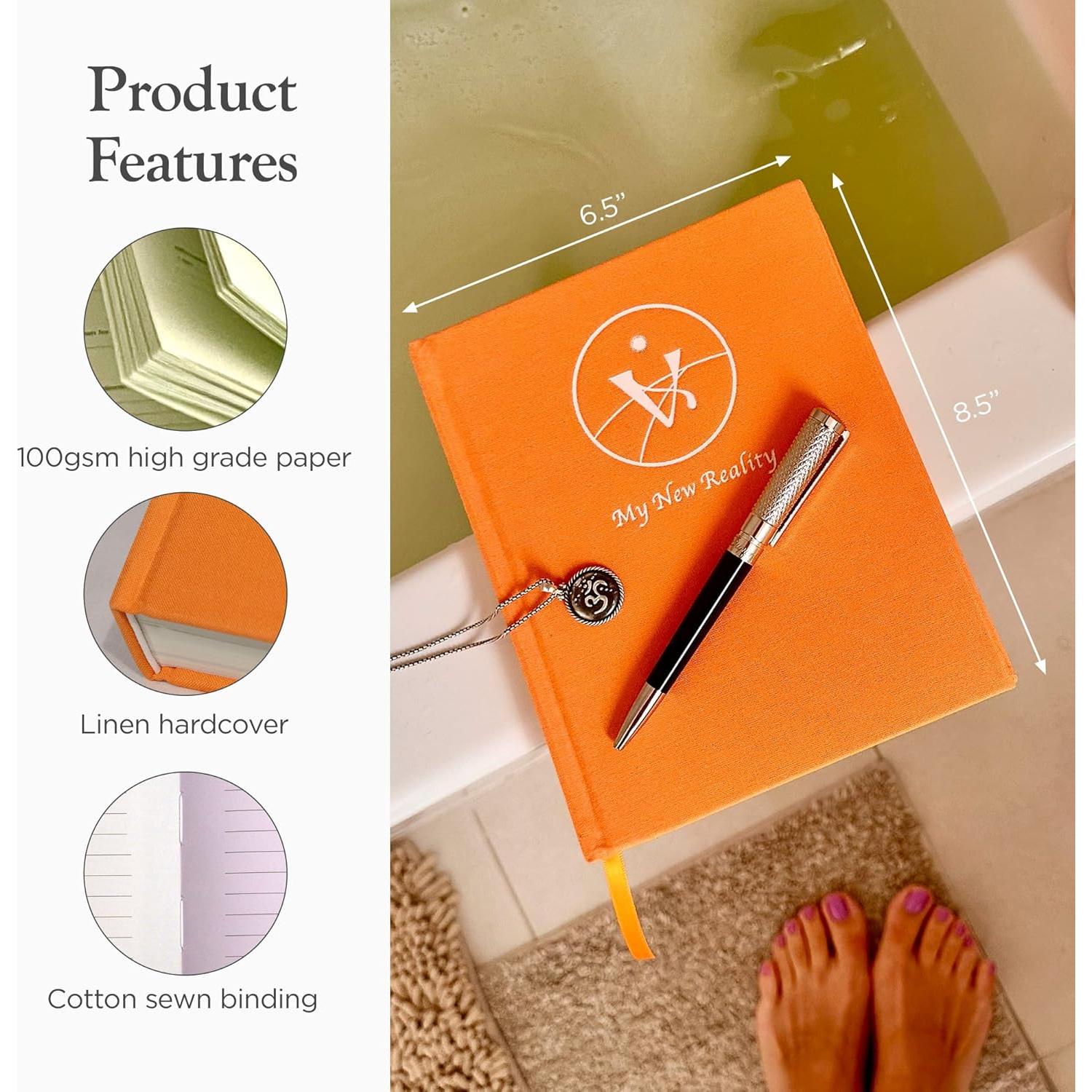 Diario de Gratitud Guiado Mi Nueva Realidad A5 Tapa Dura Lino