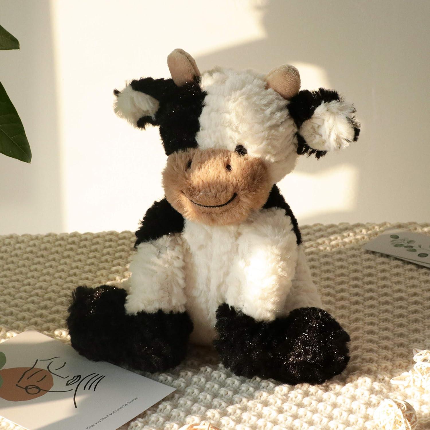 Vaca de Peluche Hopearl 23 cm Suave para Niños