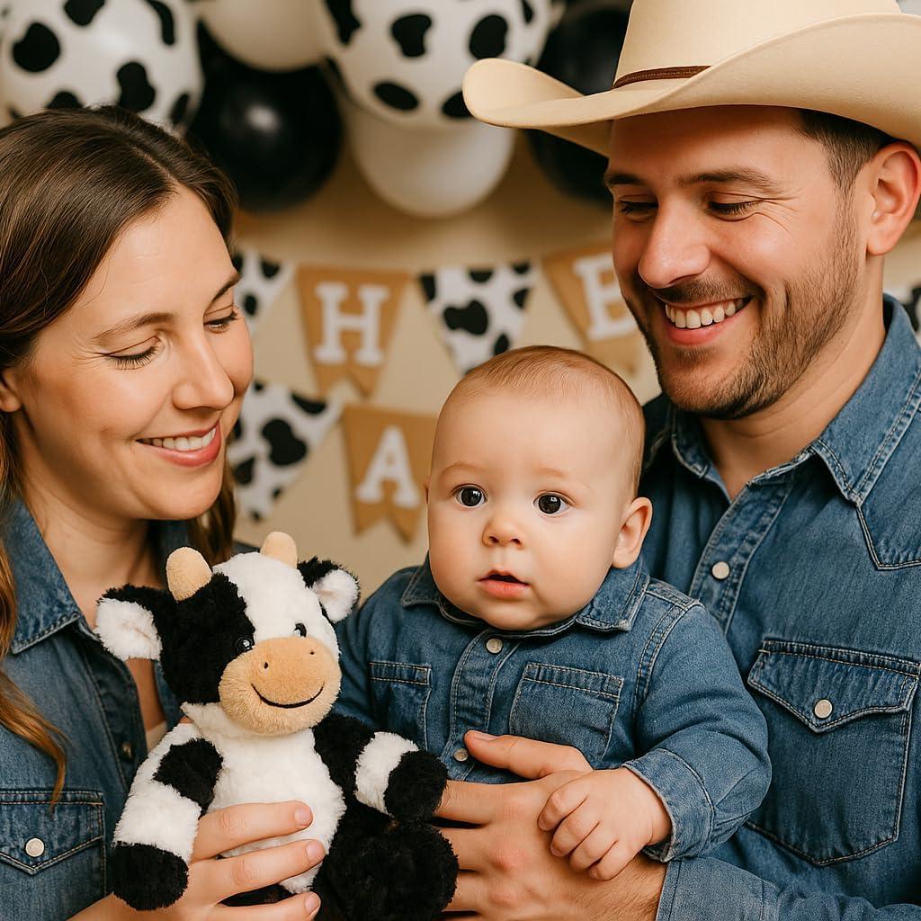 Vaca de Peluche Hopearl 23 cm Suave para Niños