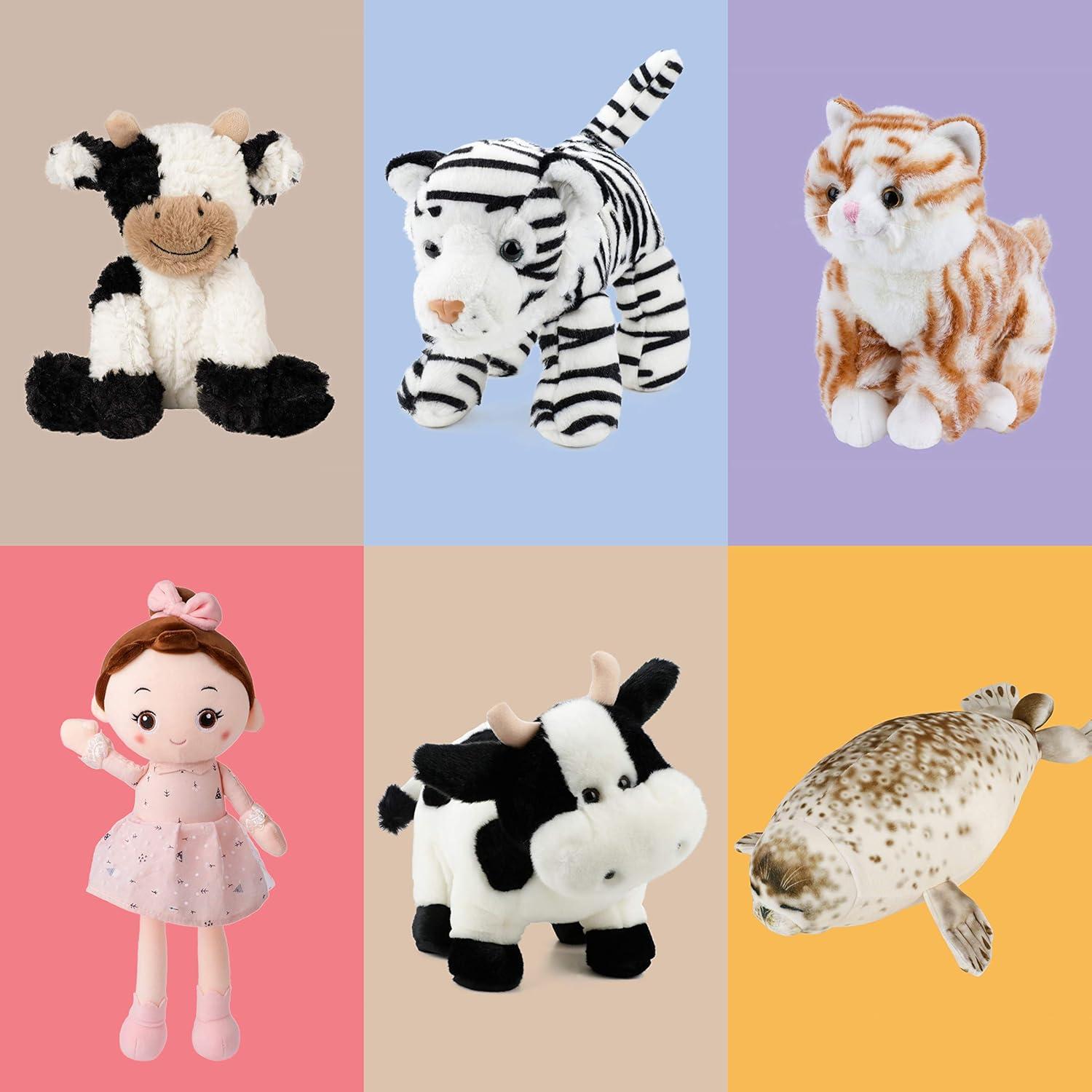 Vaca de Peluche Hopearl 23 cm Suave para Niños