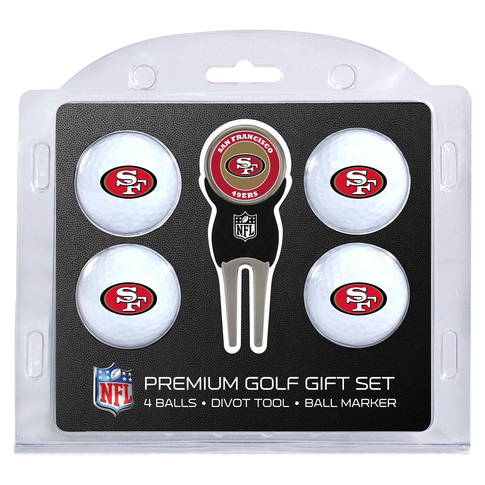 Set de 4 Pelotas de Golf NFL Team Golf San Francisco 49ers