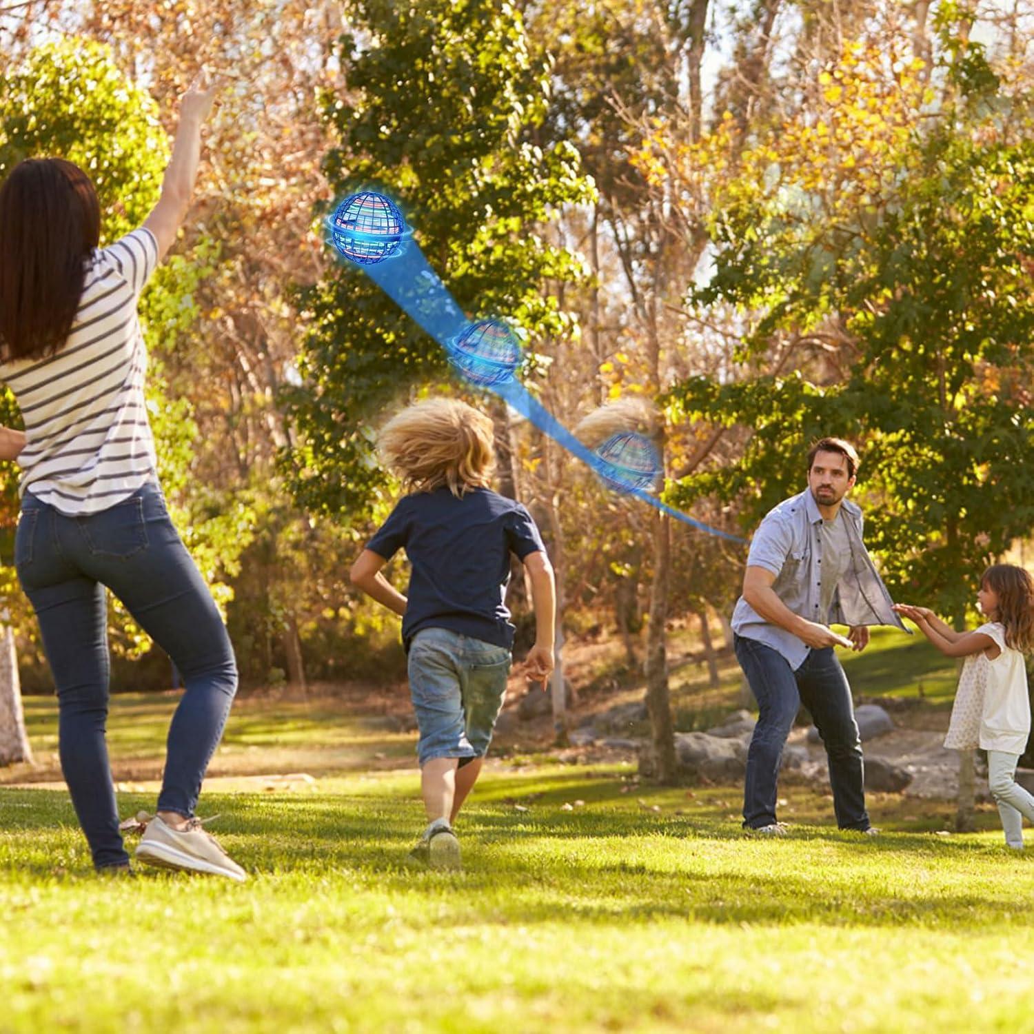 Bola Voladora Sosuy Zevos Rise-Red Azul - Juguete Aéreo Interactivo