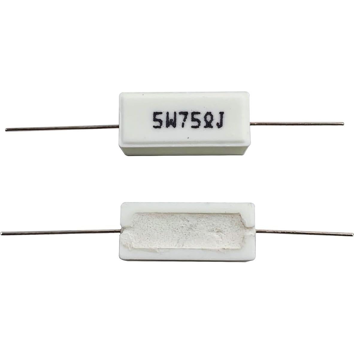 Kit de Resistores de Cemento Cerámico MOKMMKIT 5W 60 Piezas