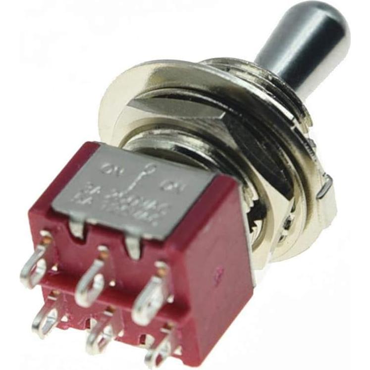 Interruptor de palanca DPDT 3 posiciones Kaish para guitarra