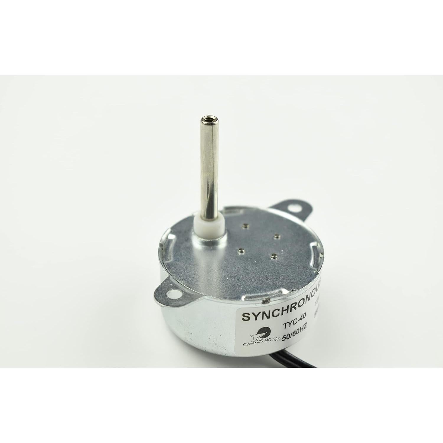 Motor Síncrono CHANCS TYC-40 DC 12V 5RPM Eje 33mm