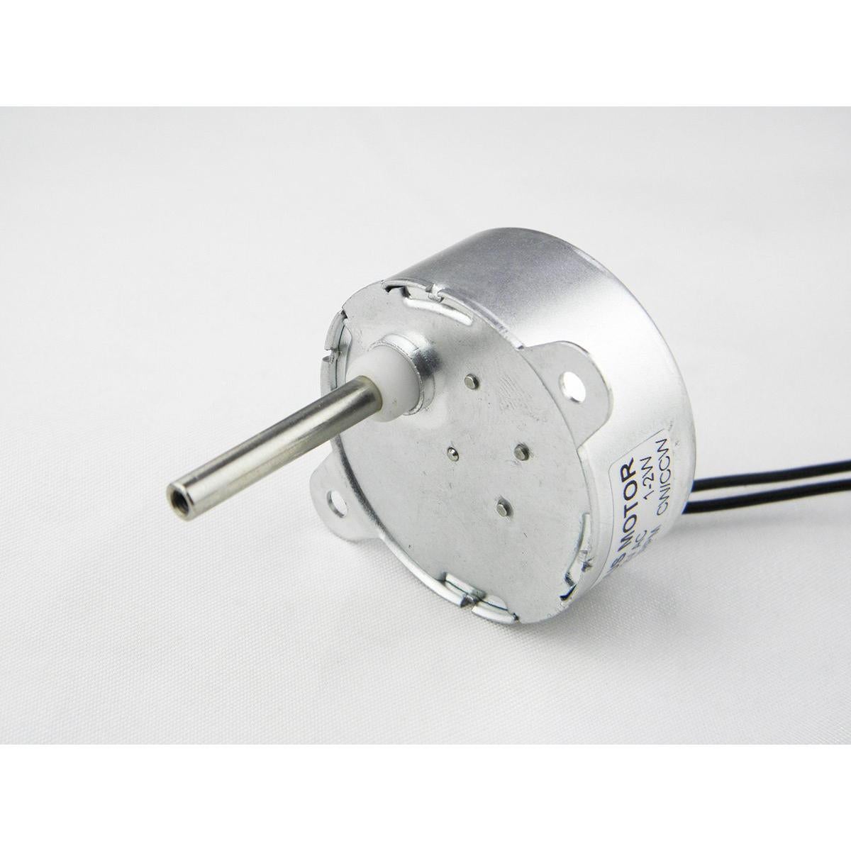 Motor Síncrono CHANCS TYC-40 DC 12V 5RPM Eje 33mm