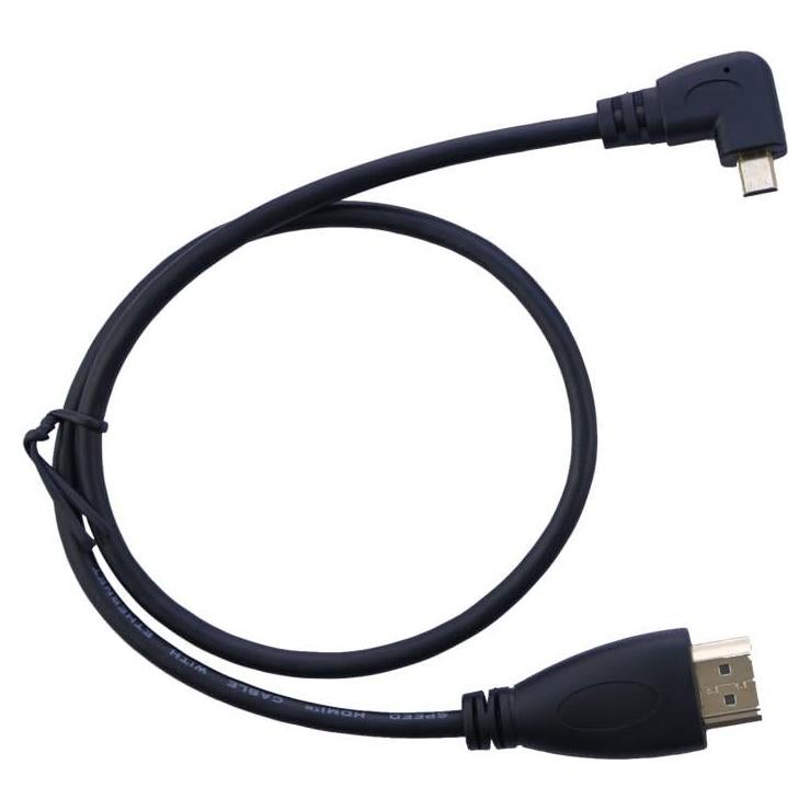 Cable Micro HDMI a HDMI Angulado Izquierda Seadream 0.50M