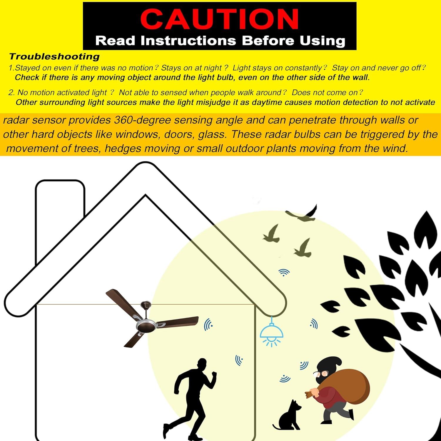 Bombillas LED con Sensor de Movimiento Greenic 15W 1500LM 3000K