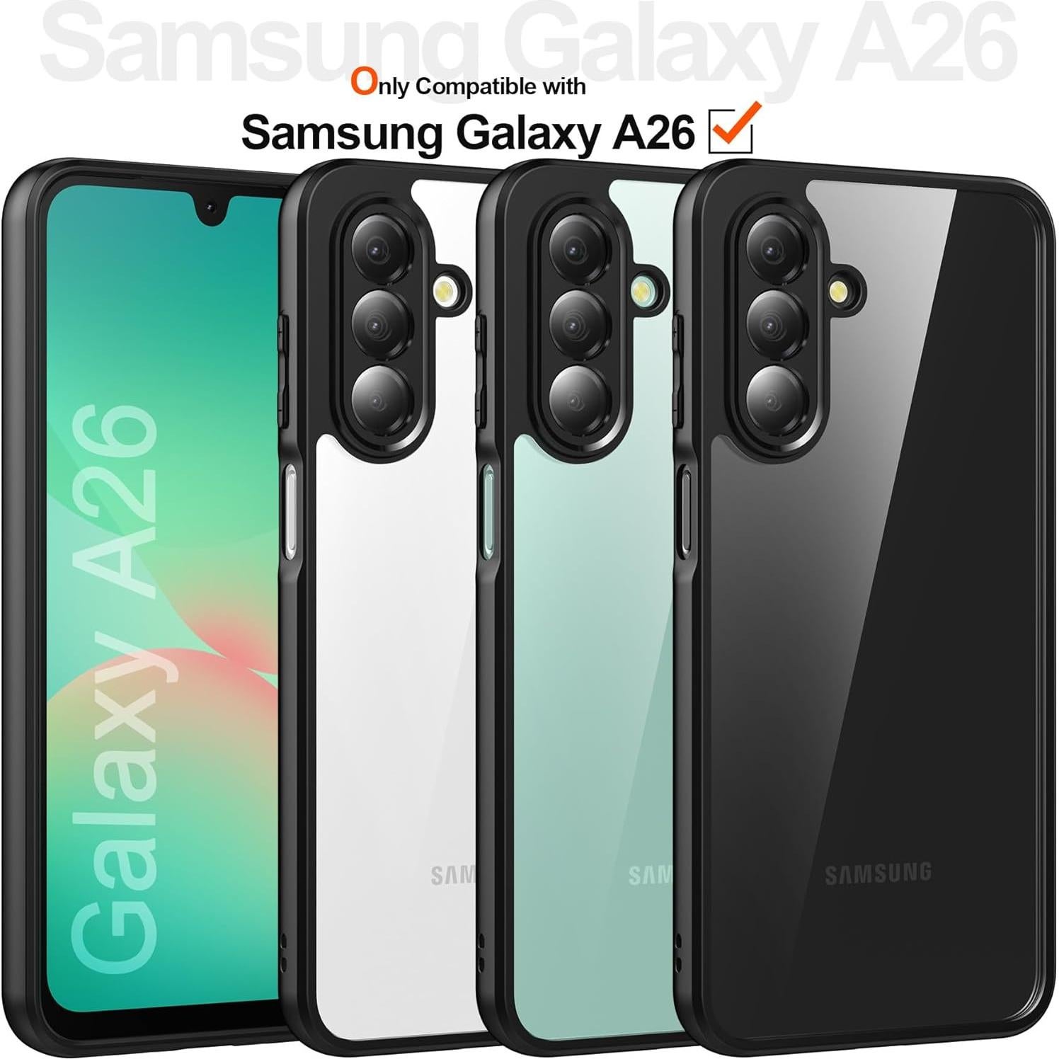 Funda Transparente Foluu para Samsung Galaxy A26 5G 2025