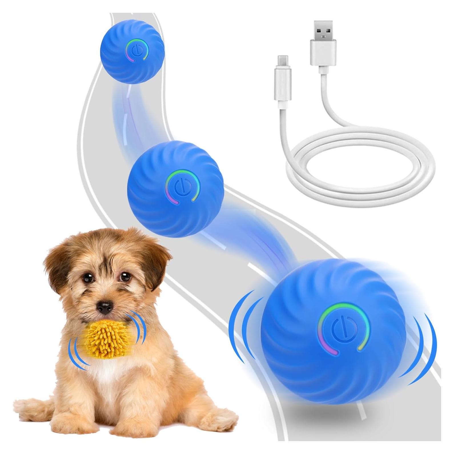 Pelota Interactiva para Perros Mity Rain con Carga Rápida