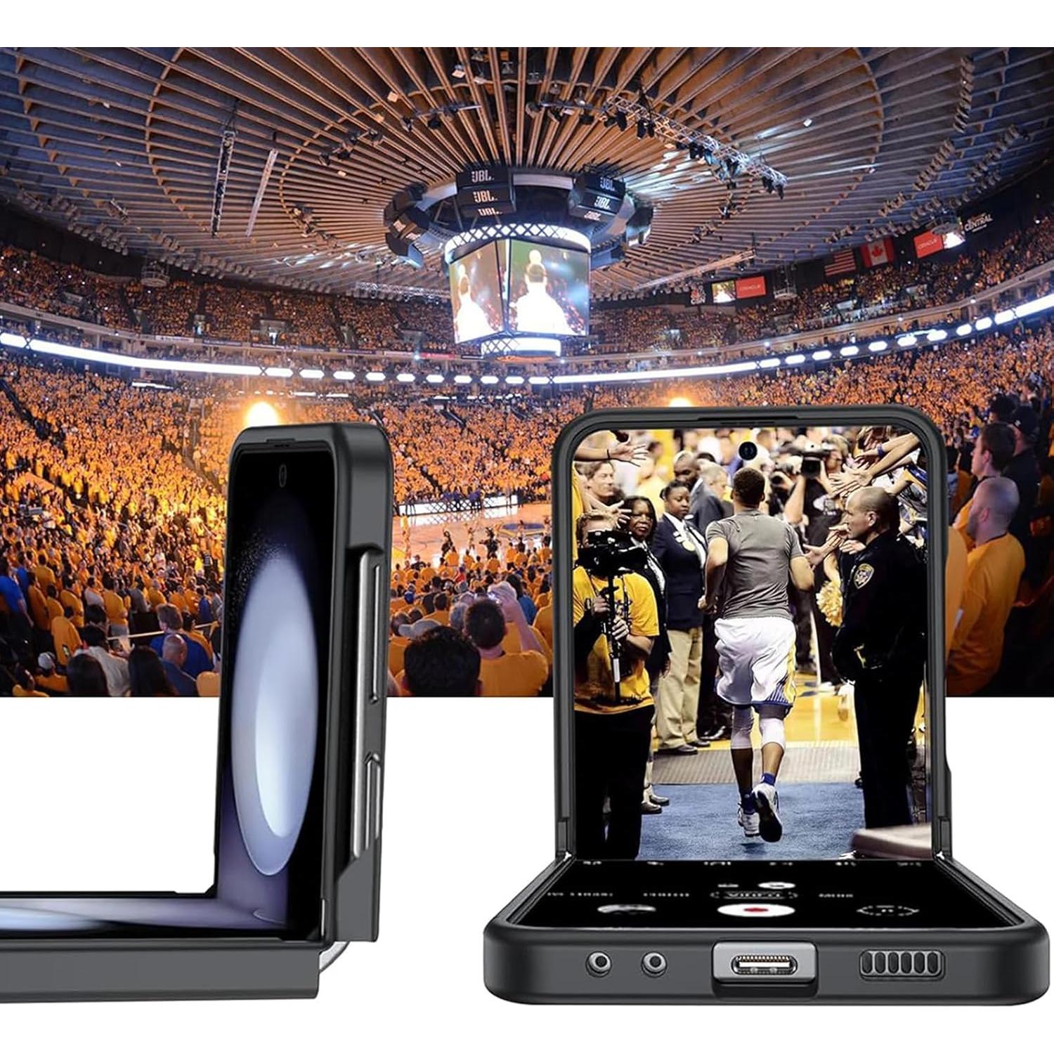 Funda protectora delgada Deekeewe para Motorola Razr 2024 - Negro