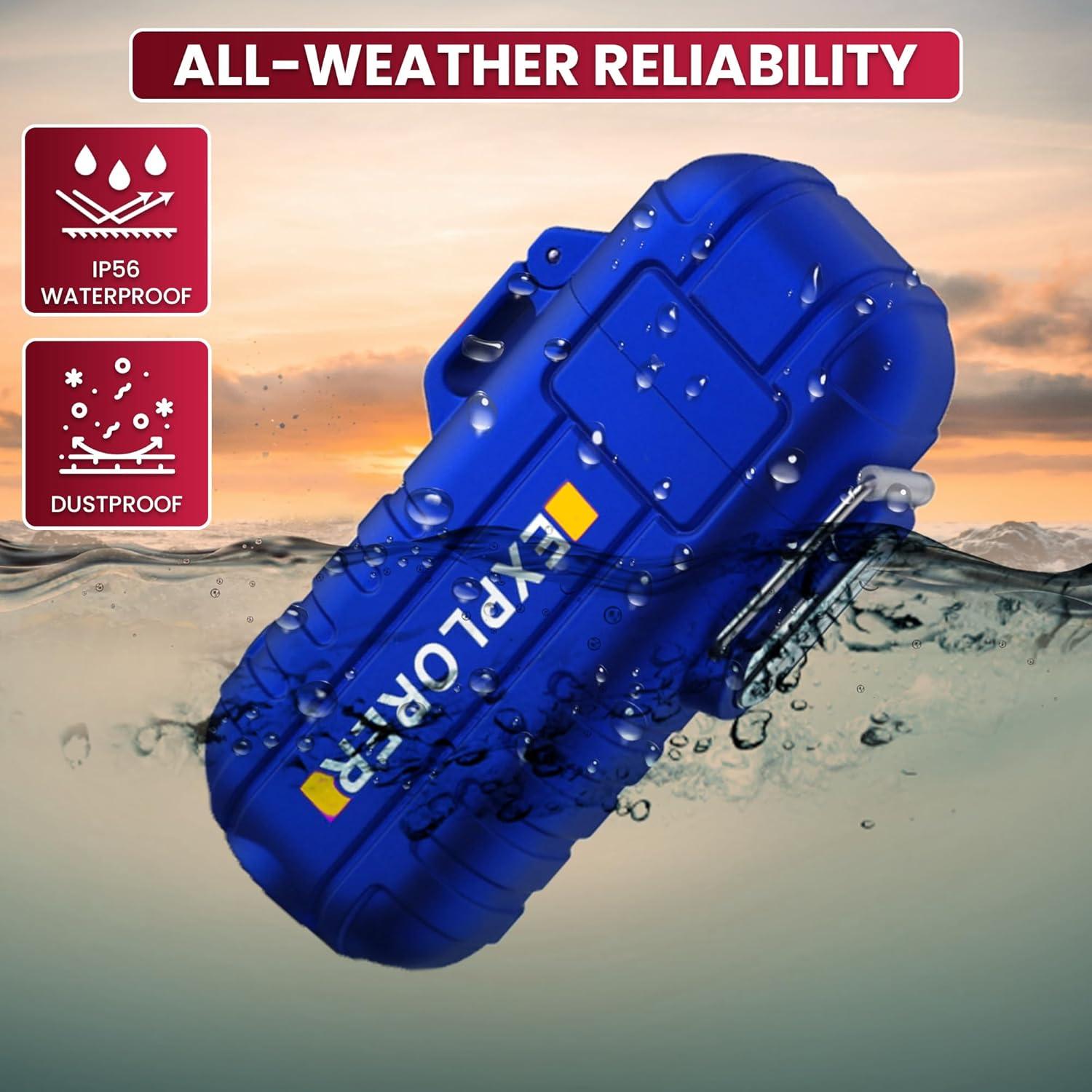 Encendedor Plasma Eléctrico Radion Doble Arco USB a Prueba de Agua