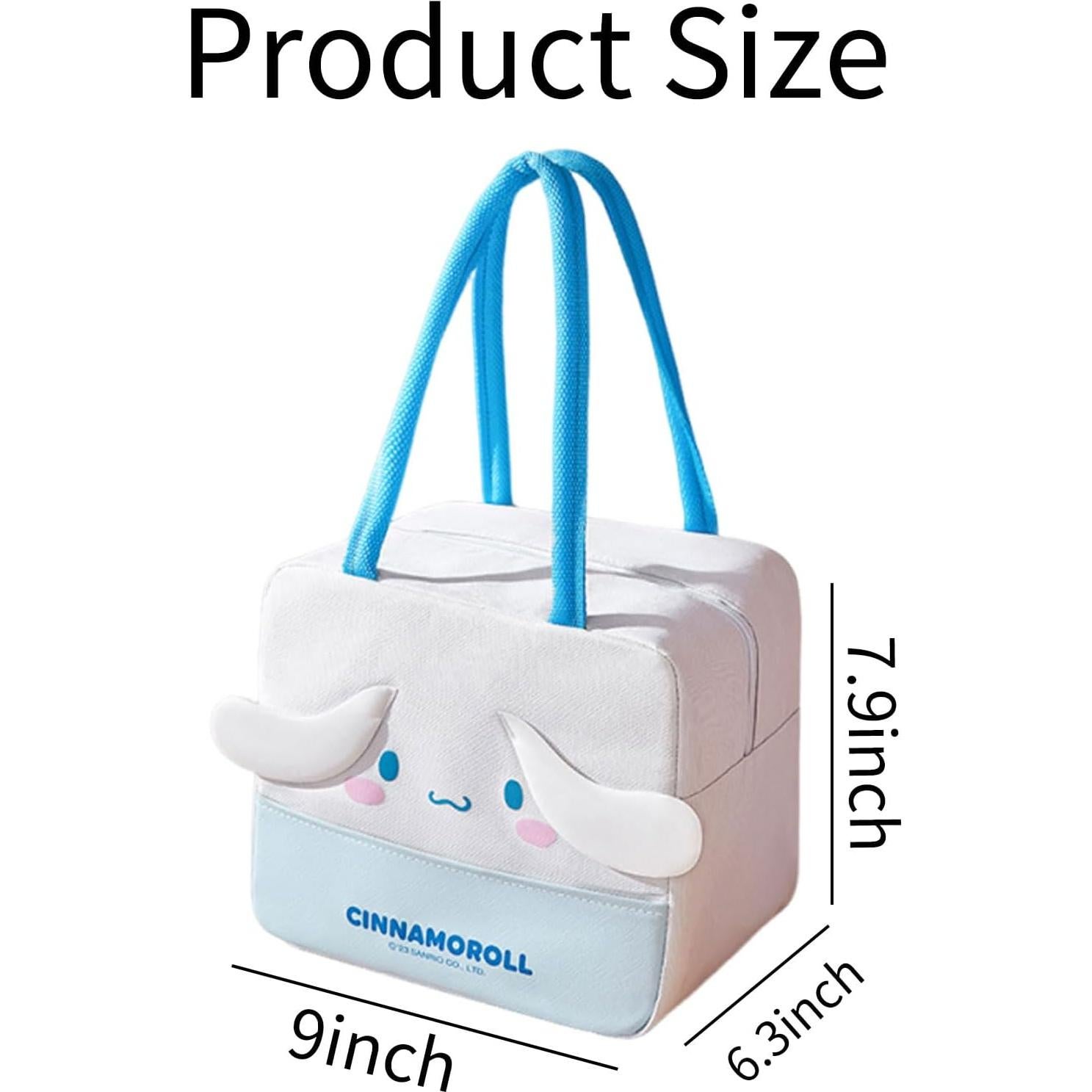 Bolsa de Almuerzo Zmioviq Azul-2, Reutilizable 7L, Caricaturas