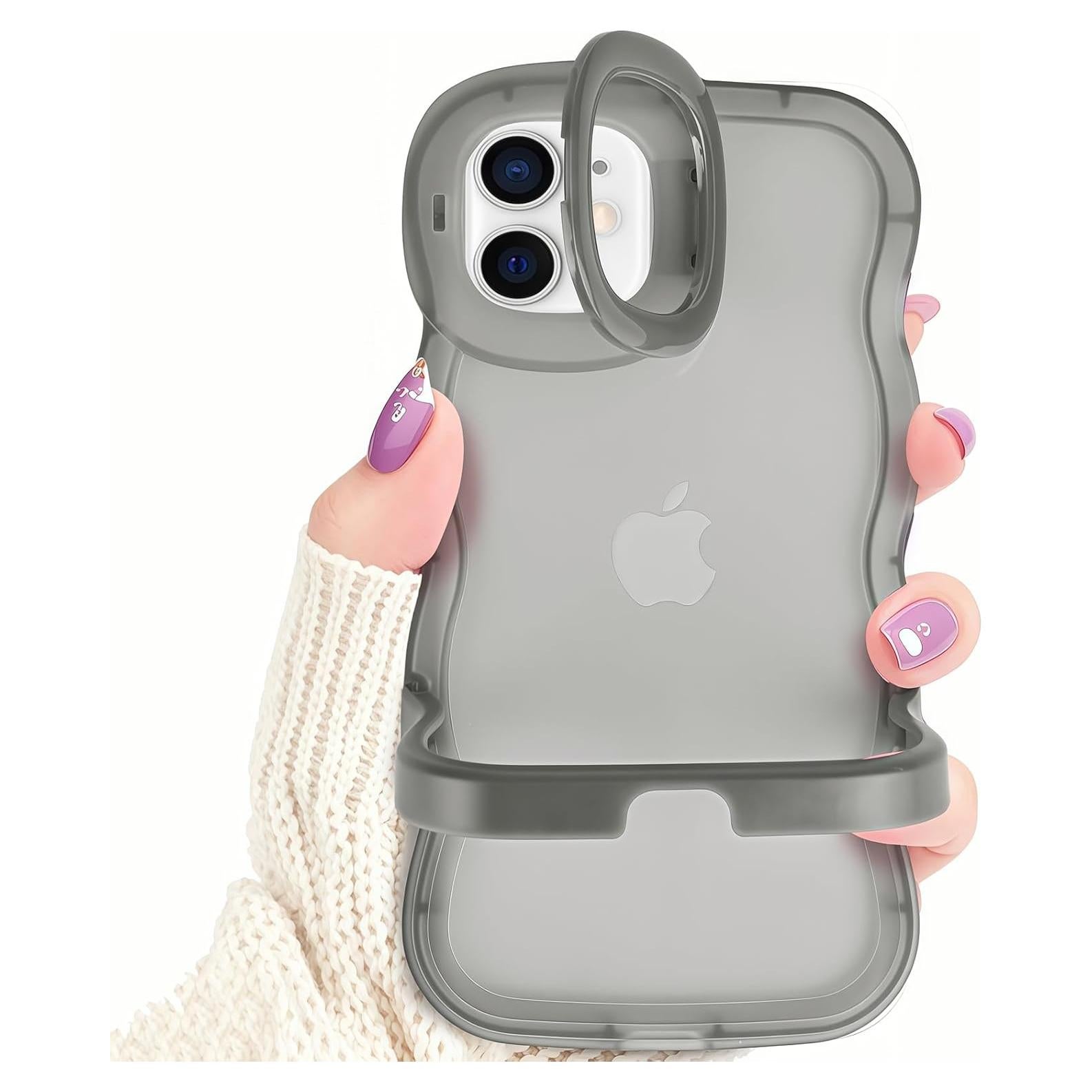 Funda protectora para iPhone 11 Kaislandy con soporte plegable
