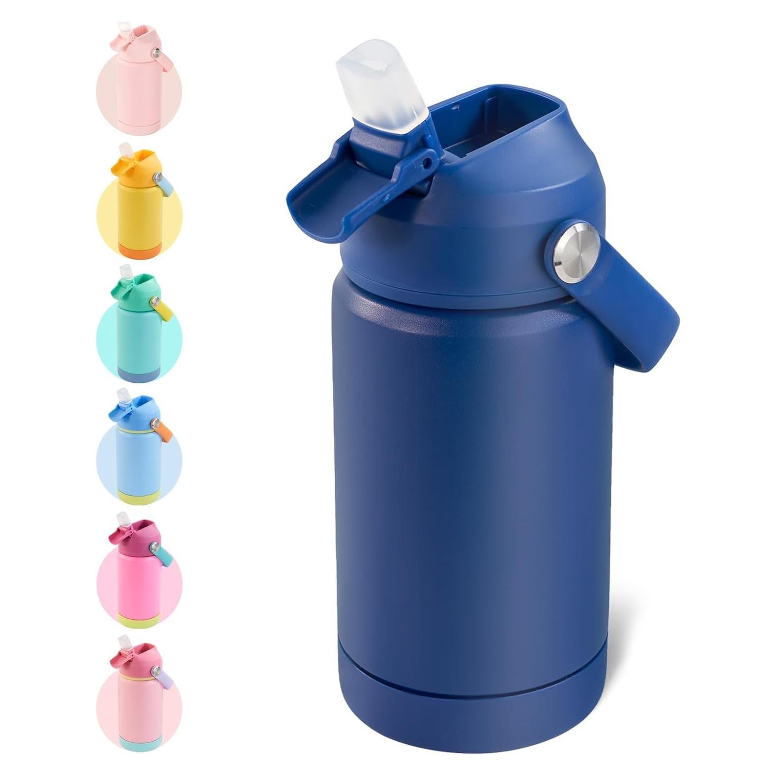 Botella de Agua Aislada Kerilyn 12oz Acero Inoxidable Azul