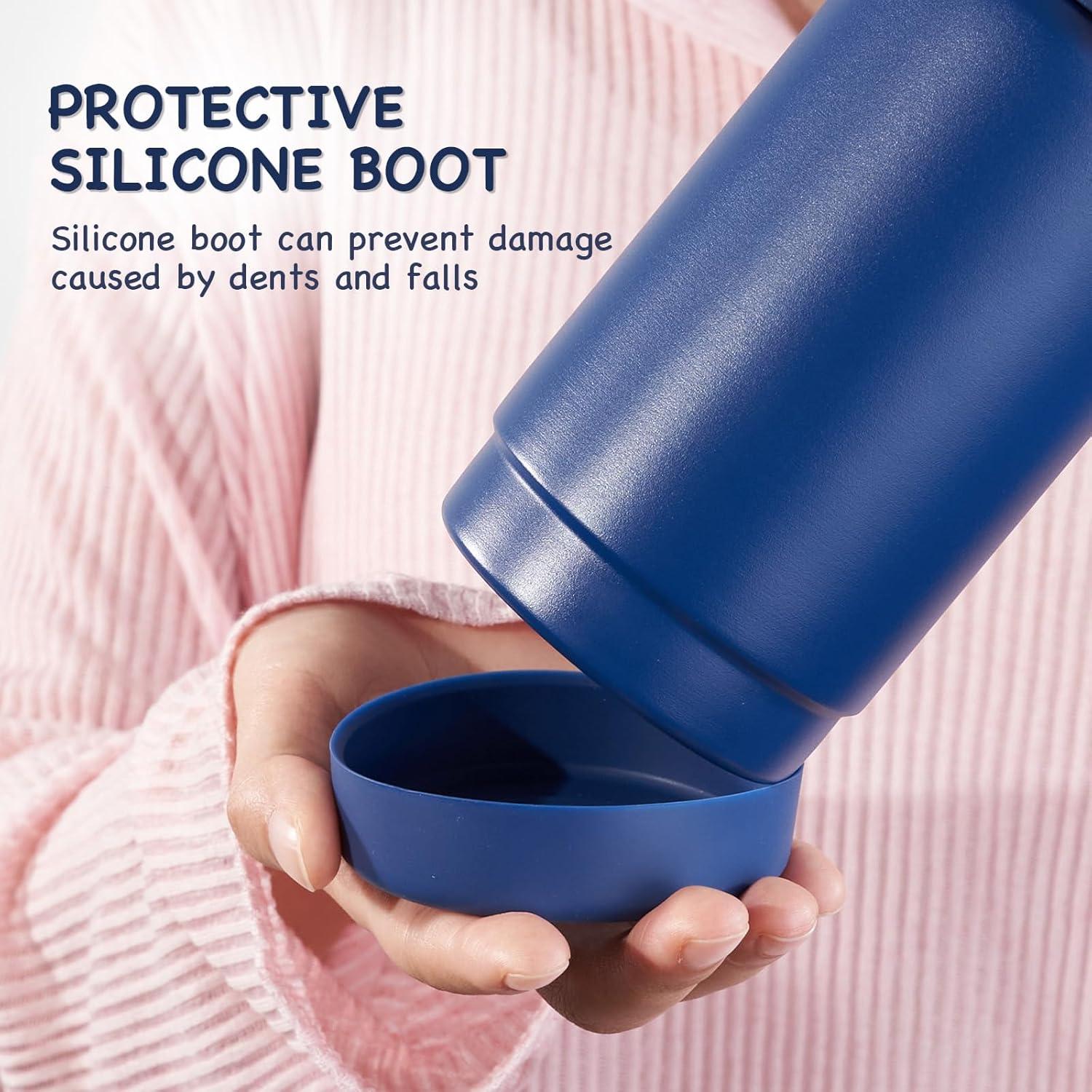 Botella de Agua Aislada Kerilyn 12oz Acero Inoxidable Azul