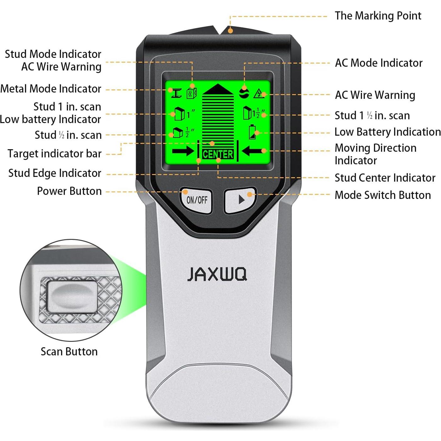 Buscador de Estudio JAXWQ TH410 5 en 1 Pantalla LCD