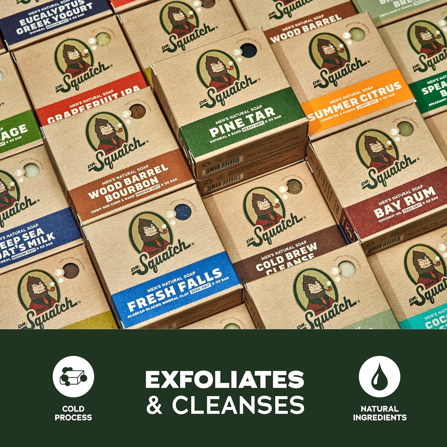 Jabón Natural Dr. Squatch Paquete de 5 Aromas Masculinos