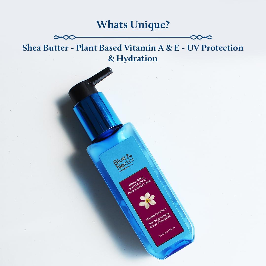 Loción Corporal Blue Nectar Manteca de Cacao 198 ml SPF 30