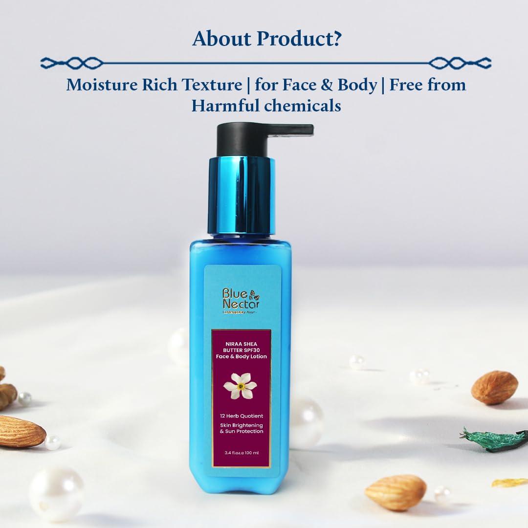 Loción Corporal Blue Nectar Manteca de Cacao 198 ml SPF 30