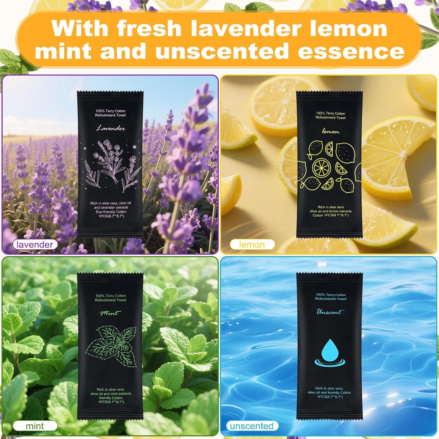 Toallas Húmedas de Algodón Twoworld - 40 Piezas Aromatizadas