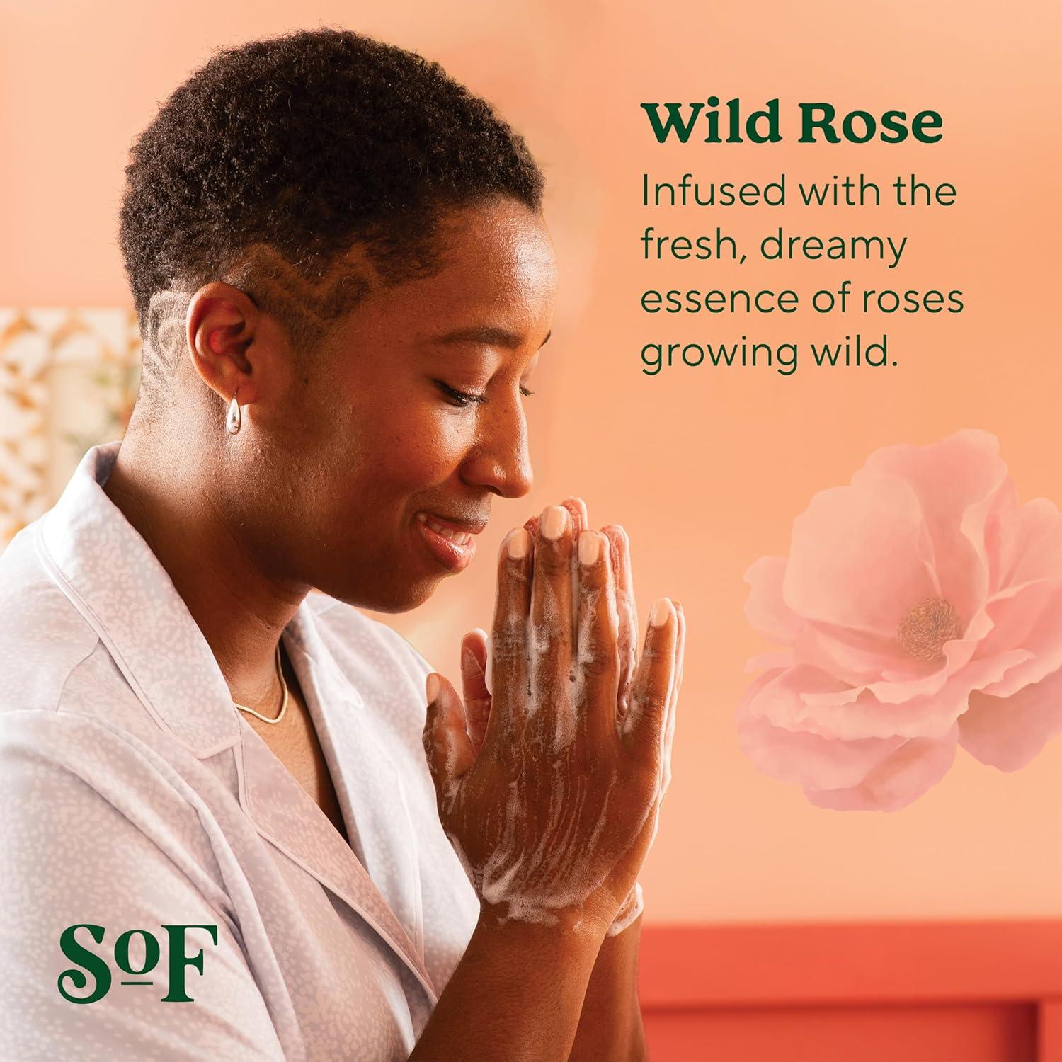 Jabón de Manos Nutritivo SoF - Rosa Silvestre - 3 x 240 ml