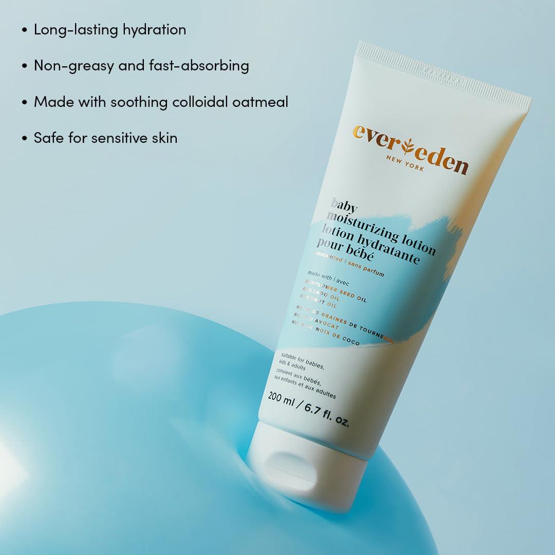 Loción Hidratante para Bebés Evereden 190.5 ml - Suave y No Tóxica