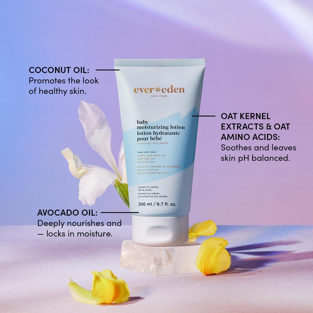 Loción Hidratante para Bebés Evereden 190.5 ml - Suave y No Tóxica