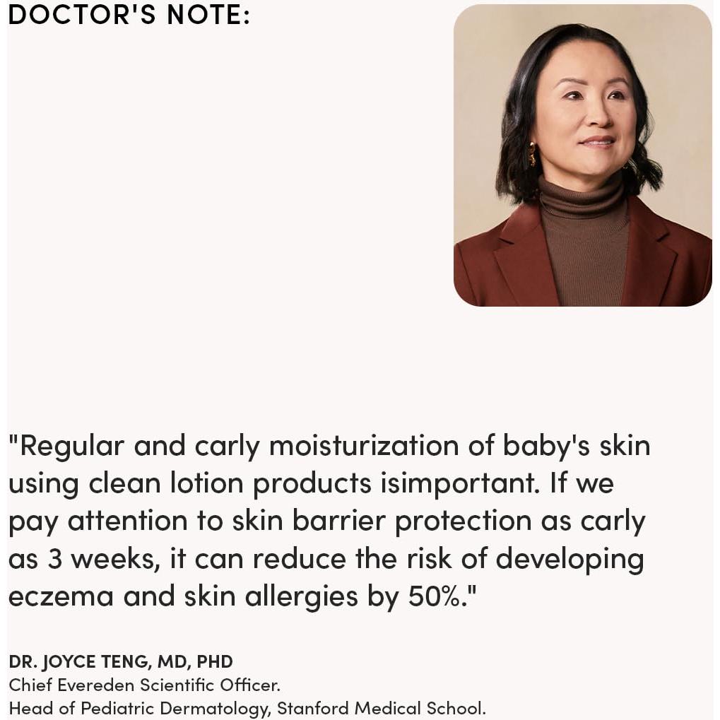 Loción Hidratante para Bebés Evereden 190.5 ml - Suave y No Tóxica