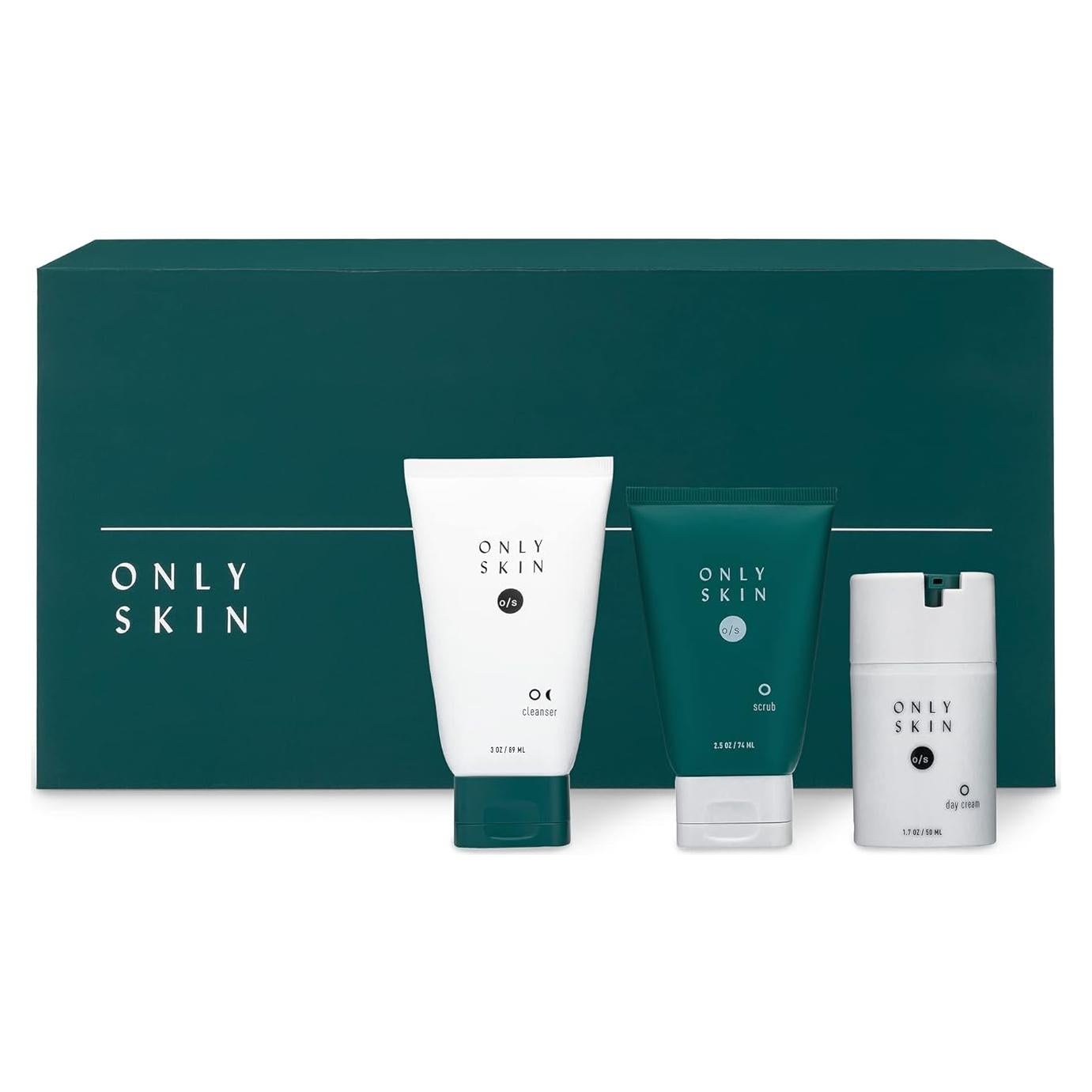 Kit de Cuidado de la Piel Esencial Only Skin - 3 Piezas