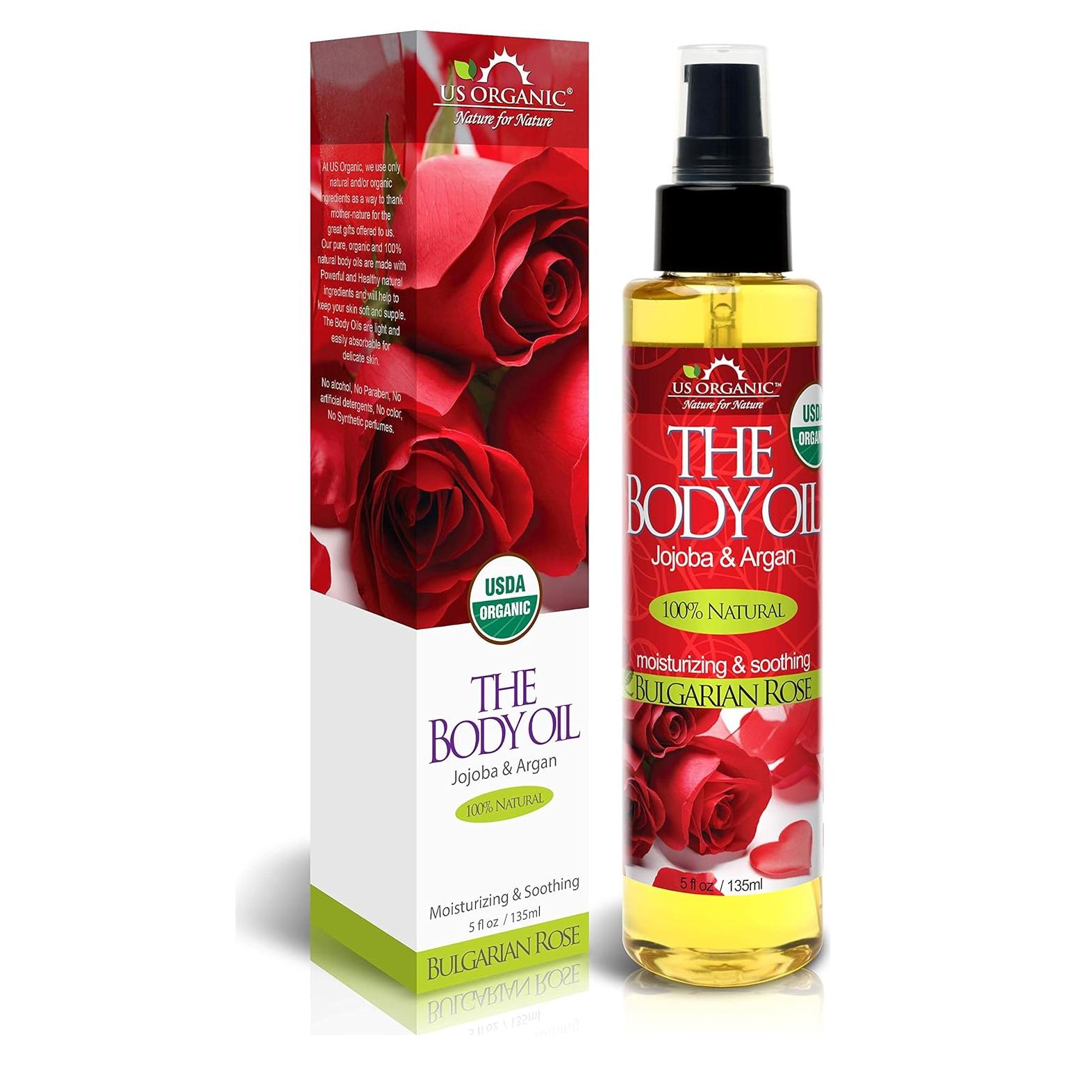 Aceite Corporal Orgánico US Organic Rosa Búlgara 170g