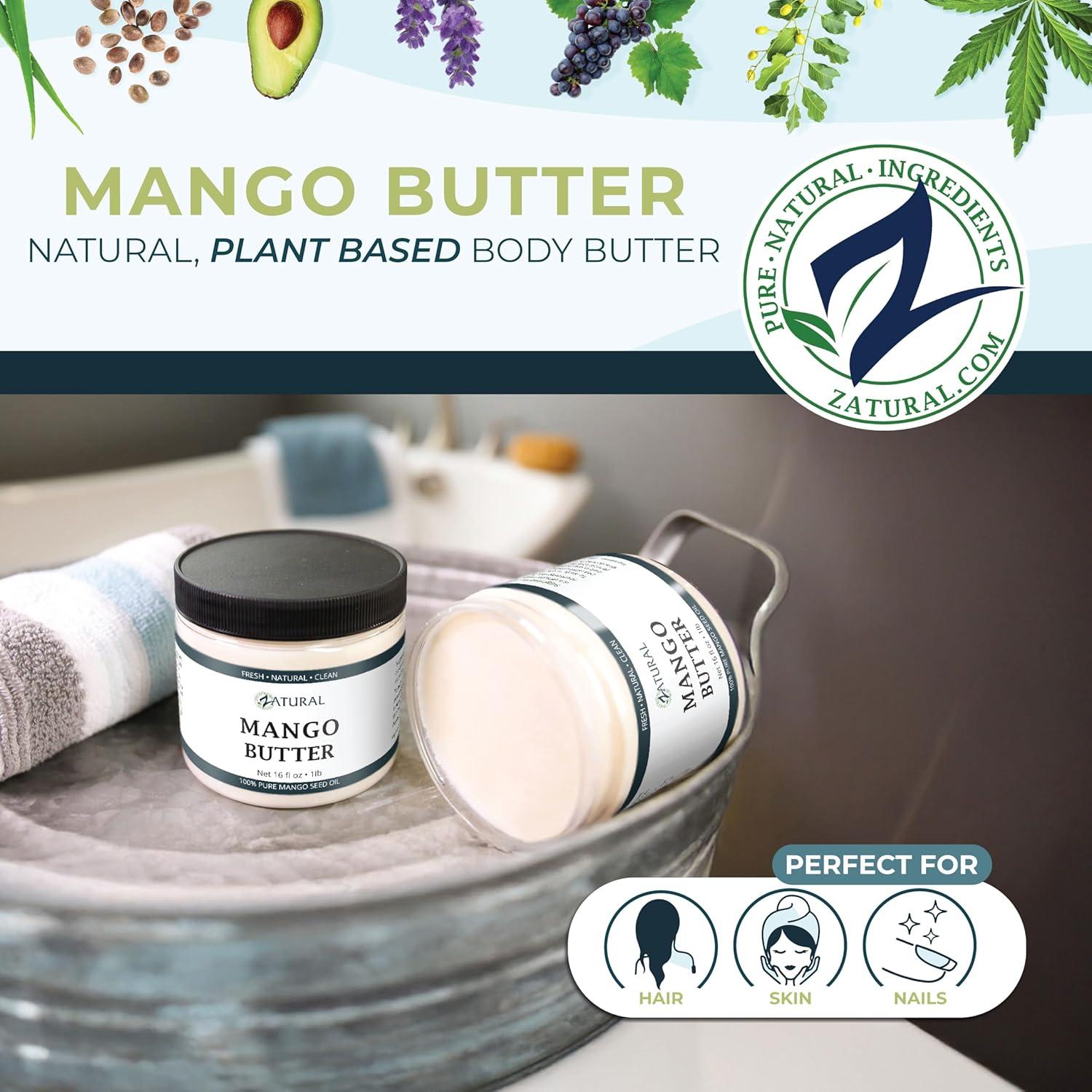 Mantequilla de Mango Zatural 100% Pura Prensada en Frío 480g