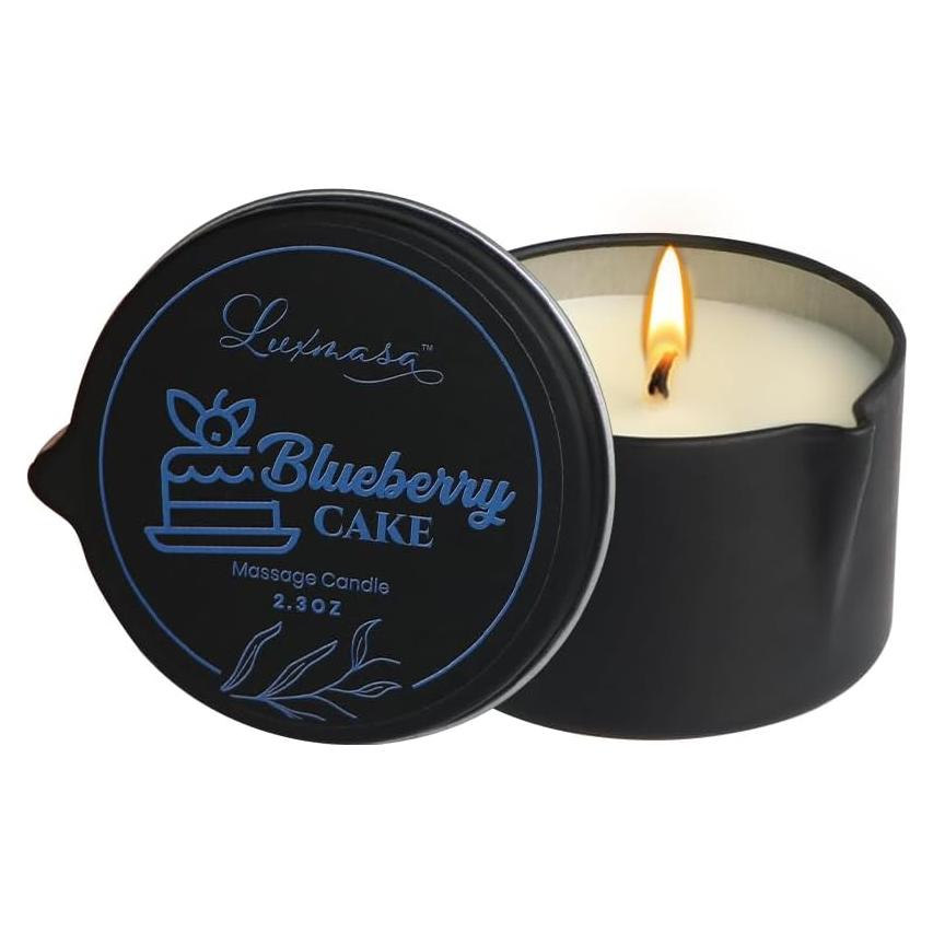 Vela de Masaje Aromática LUXMASA 66.5g - Pastel de Arándano