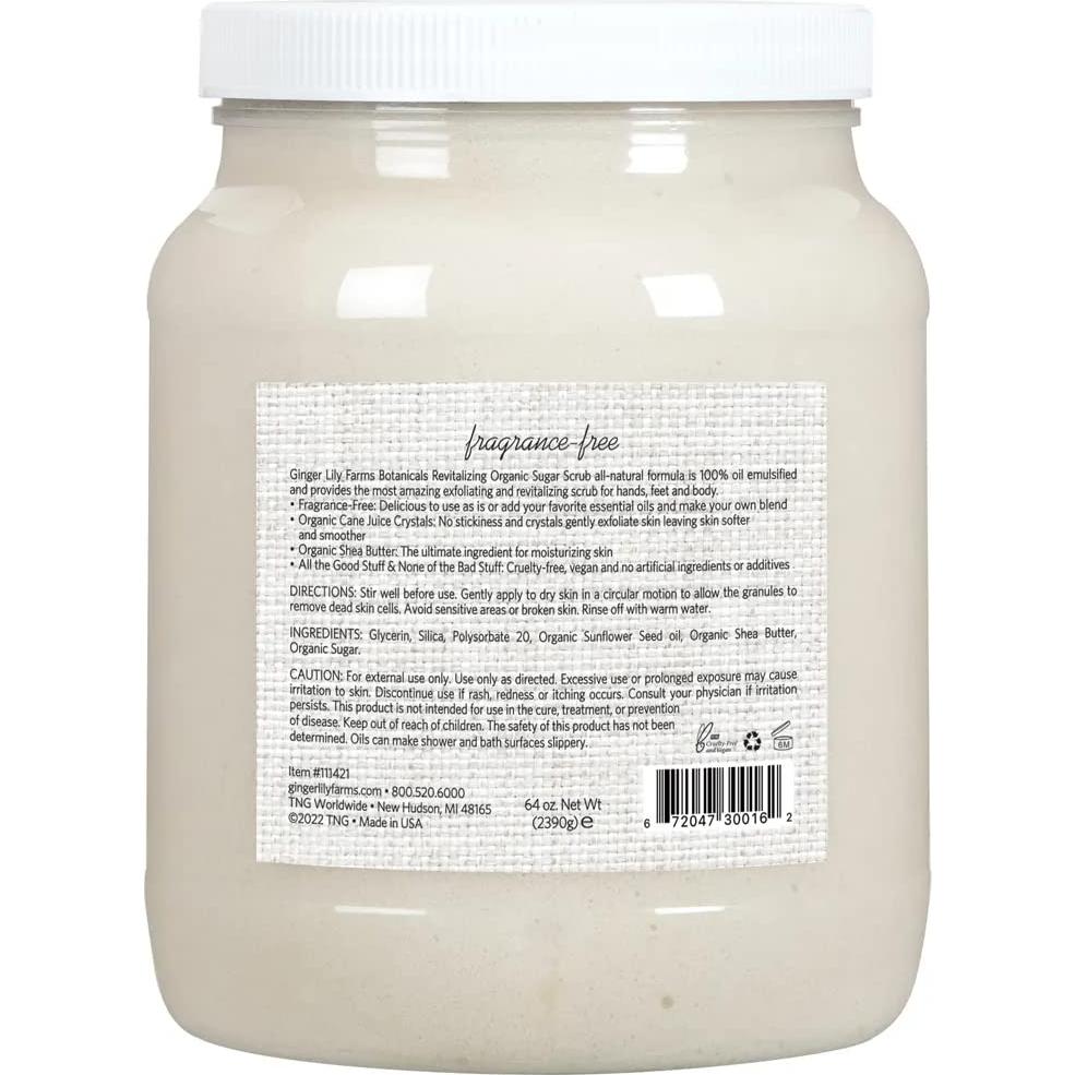 Exfoliante de Azúcar Orgánico Ginger Lily 1.81 kg Sin Fragancia