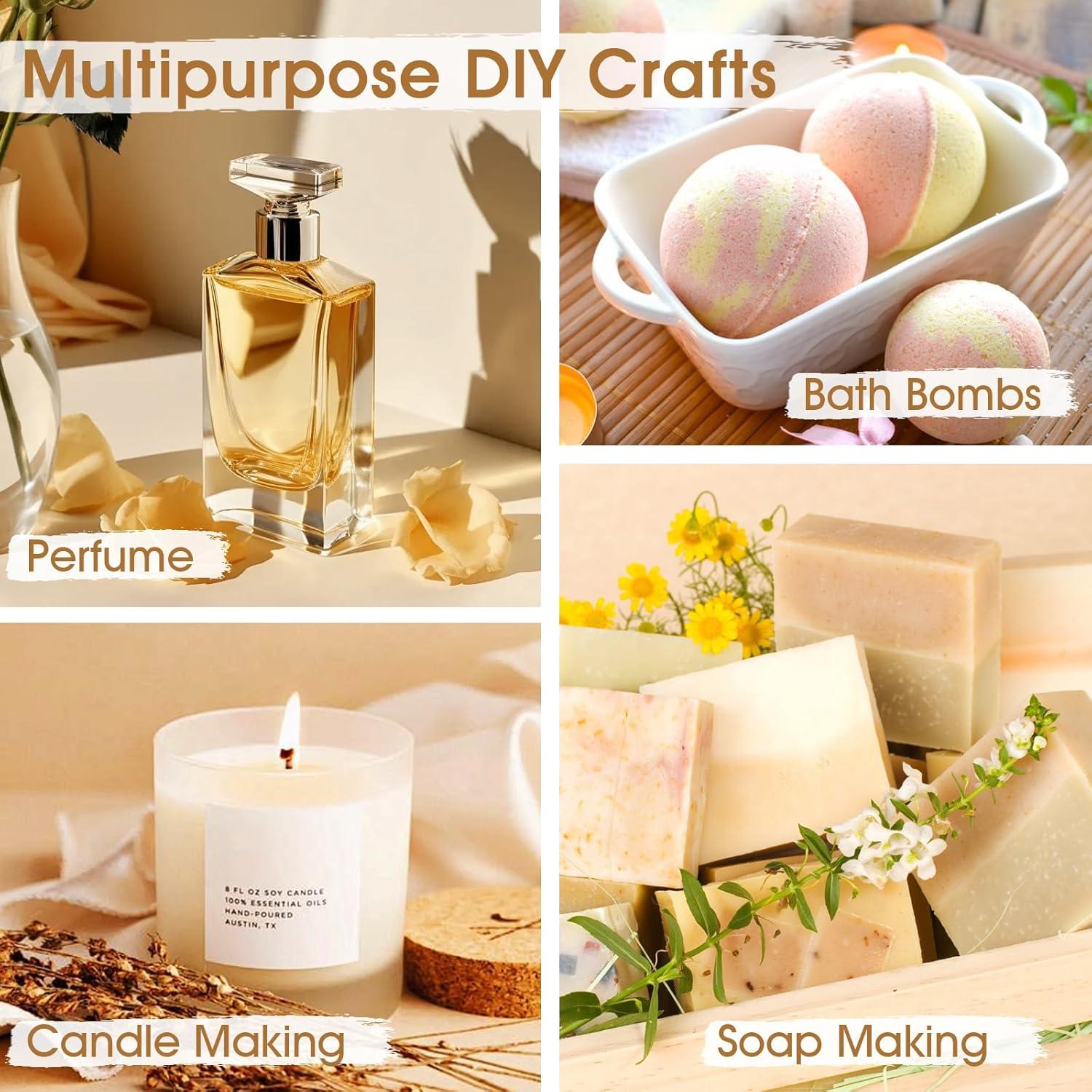 Juego de 64 Aceites Esenciales Ethlauff 4.8ml Aromaterapia