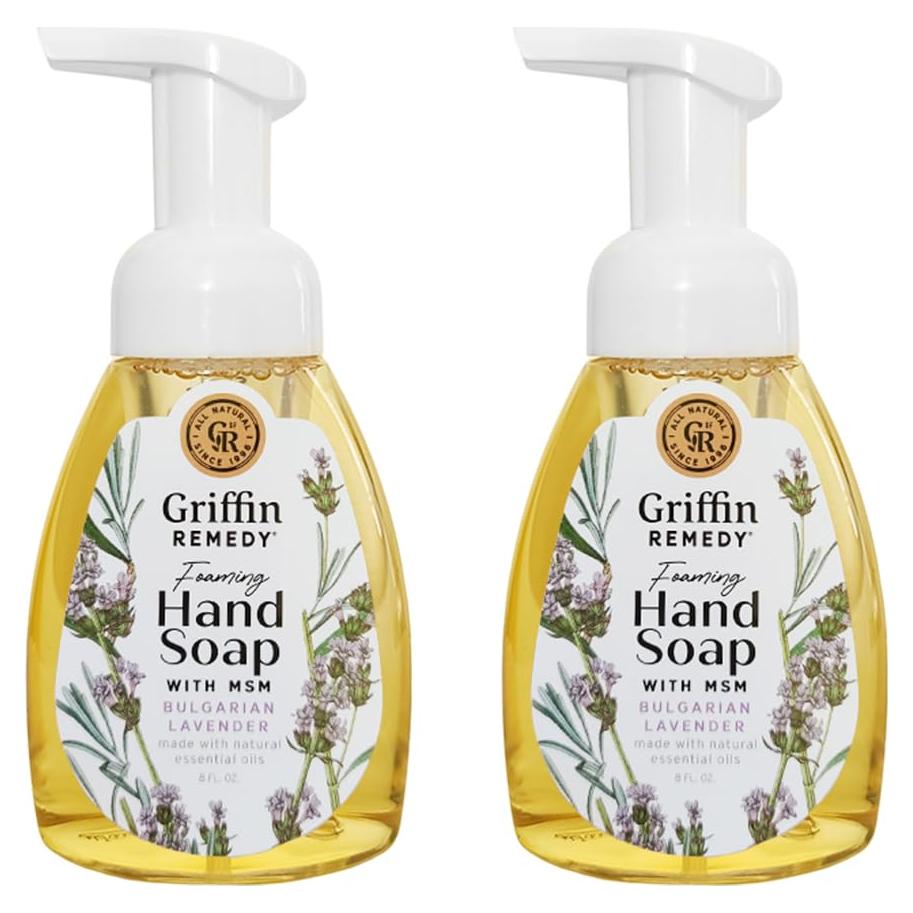 Jabón de Manos Espumoso Griffin Remedy Lavanda 236 ml - 2 Unidades