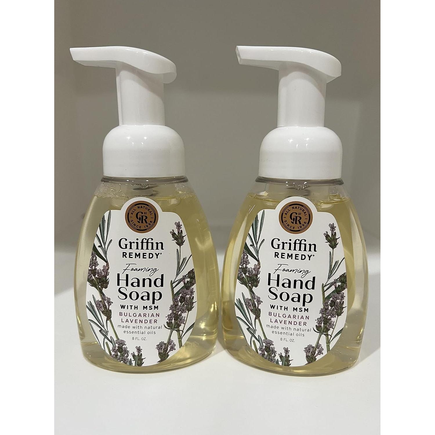 Jabón de Manos Espumoso Griffin Remedy Lavanda 236 ml - 2 Unidades