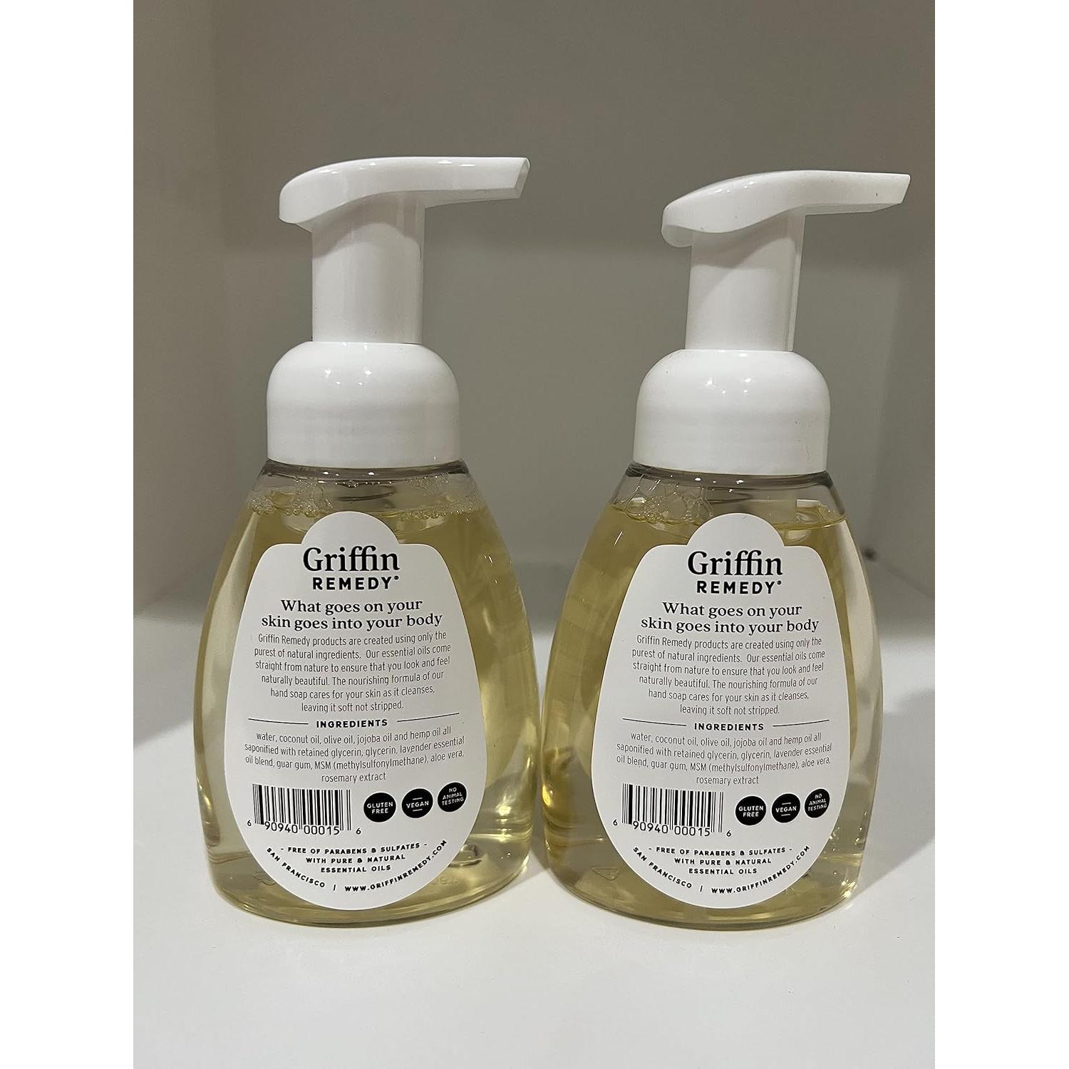 Jabón de Manos Espumoso Griffin Remedy Lavanda 236 ml - 2 Unidades