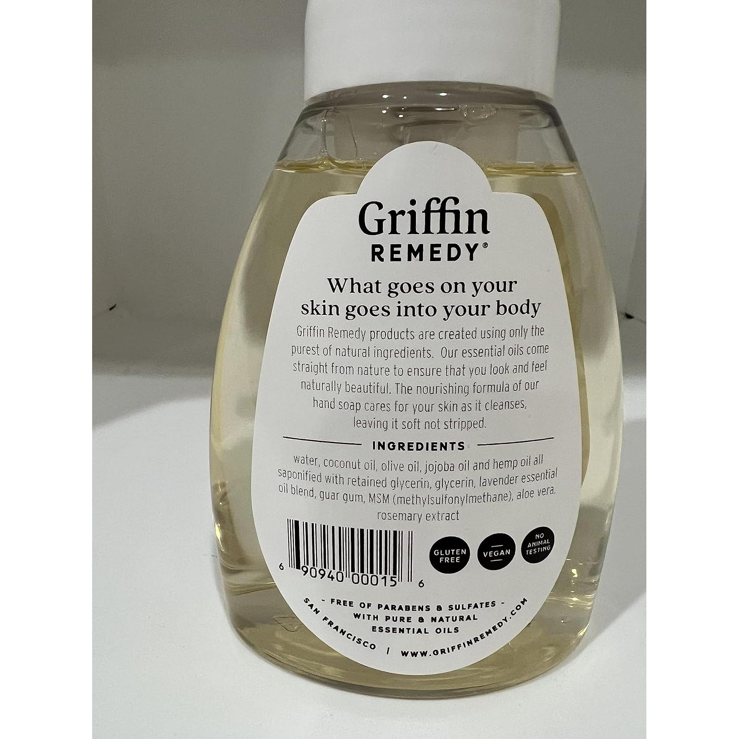 Jabón de Manos Espumoso Griffin Remedy Lavanda 236 ml - 2 Unidades