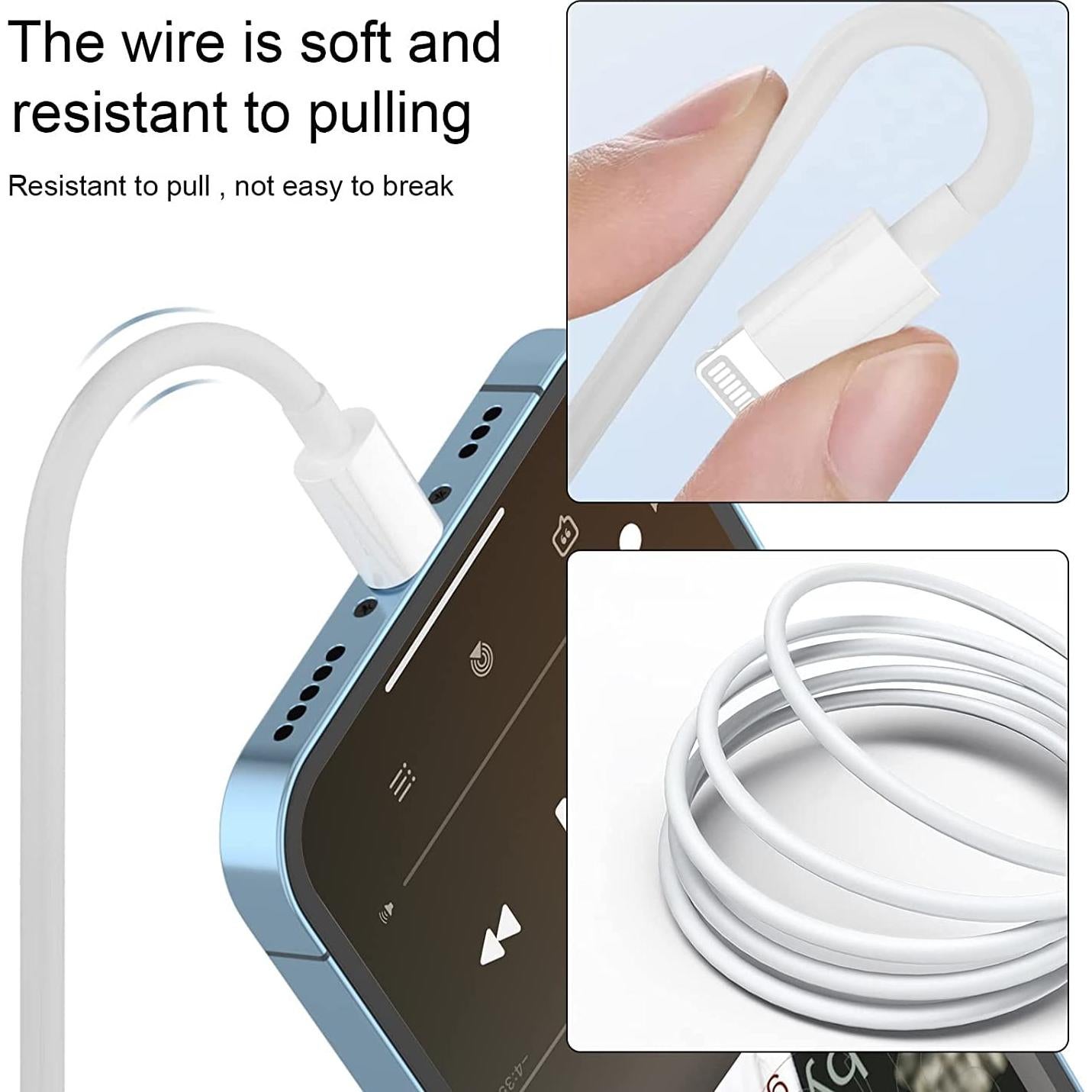 Cable Aux para iPhone Seulliya Lightning a 3.5mm Blanco