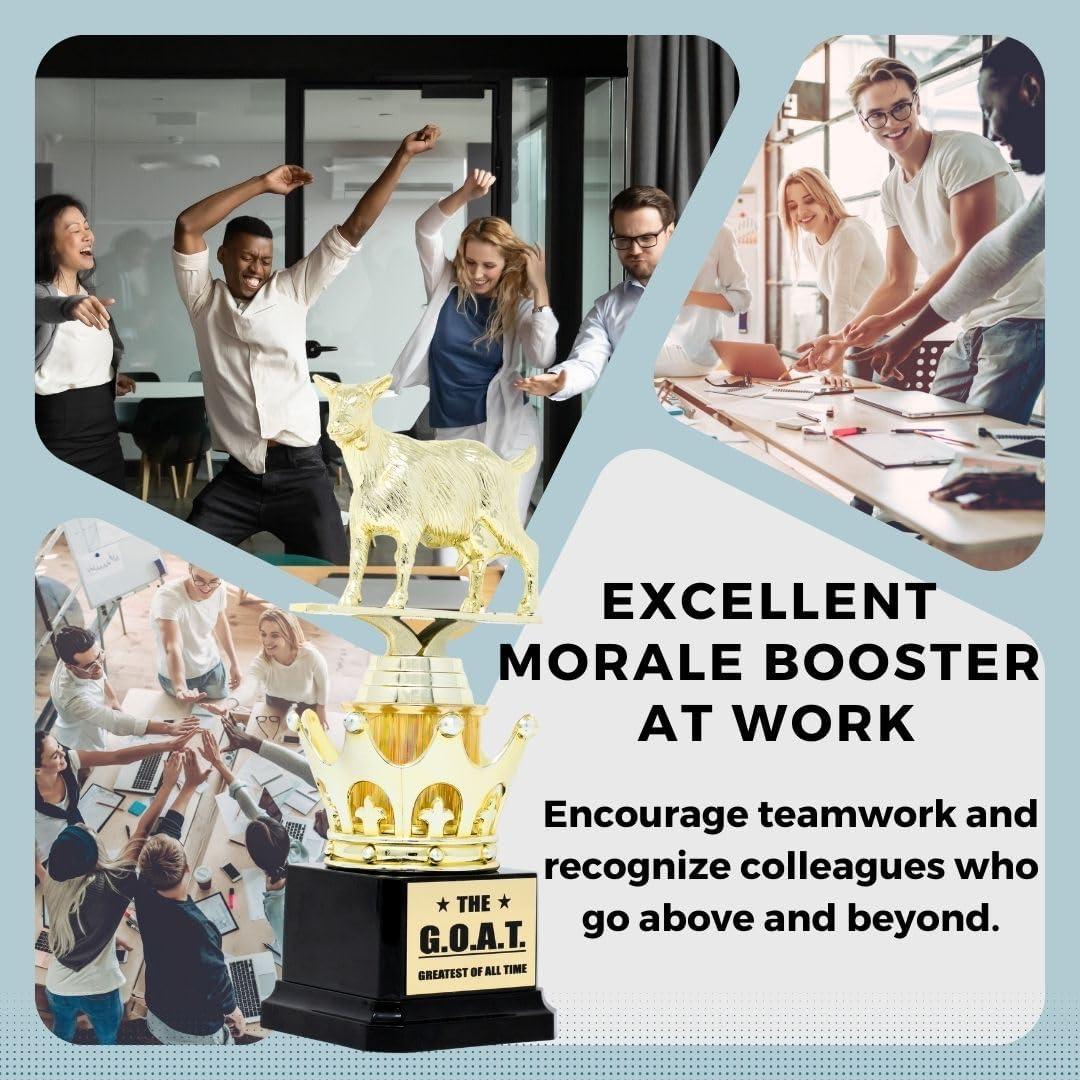 Trofeo de Cabra Personalizado Alpha Awards 21.6 cm Dorado