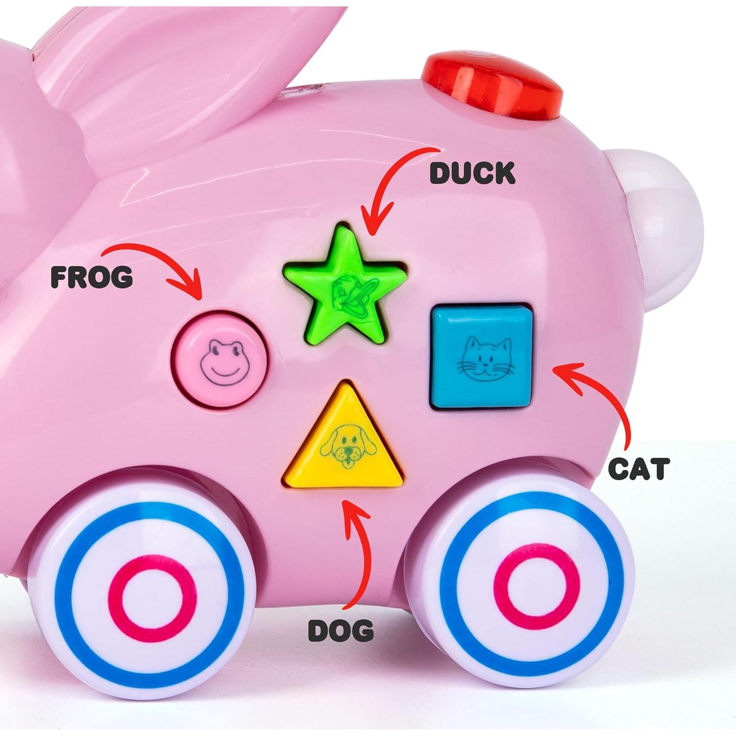 Juguete de Tirar Conejo ArtCreativity con Luces y Música